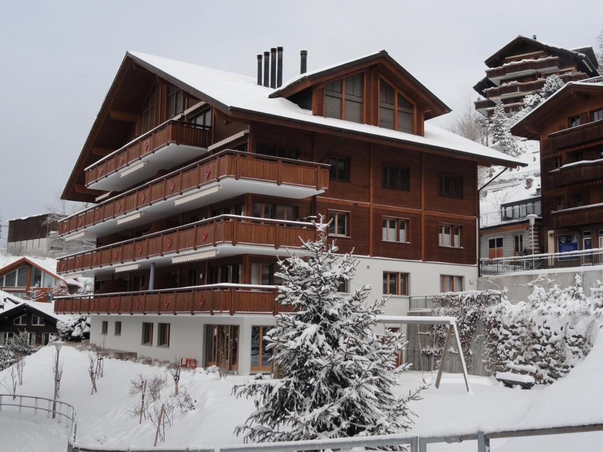 Chalet Bella Vista 4 Wengen Exteriér fotografie