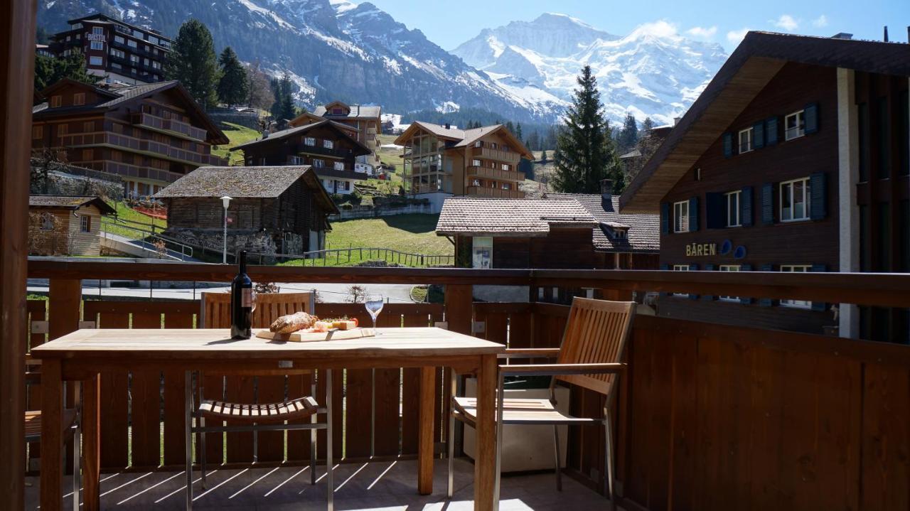 Chalet Bella Vista 4 Wengen Exteriér fotografie