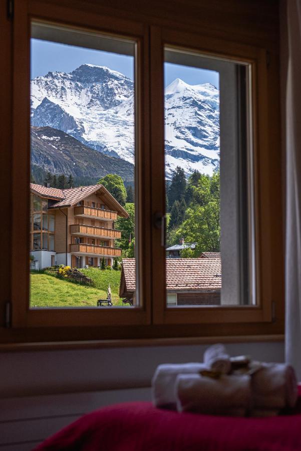 Chalet Bella Vista 4 Wengen Exteriér fotografie
