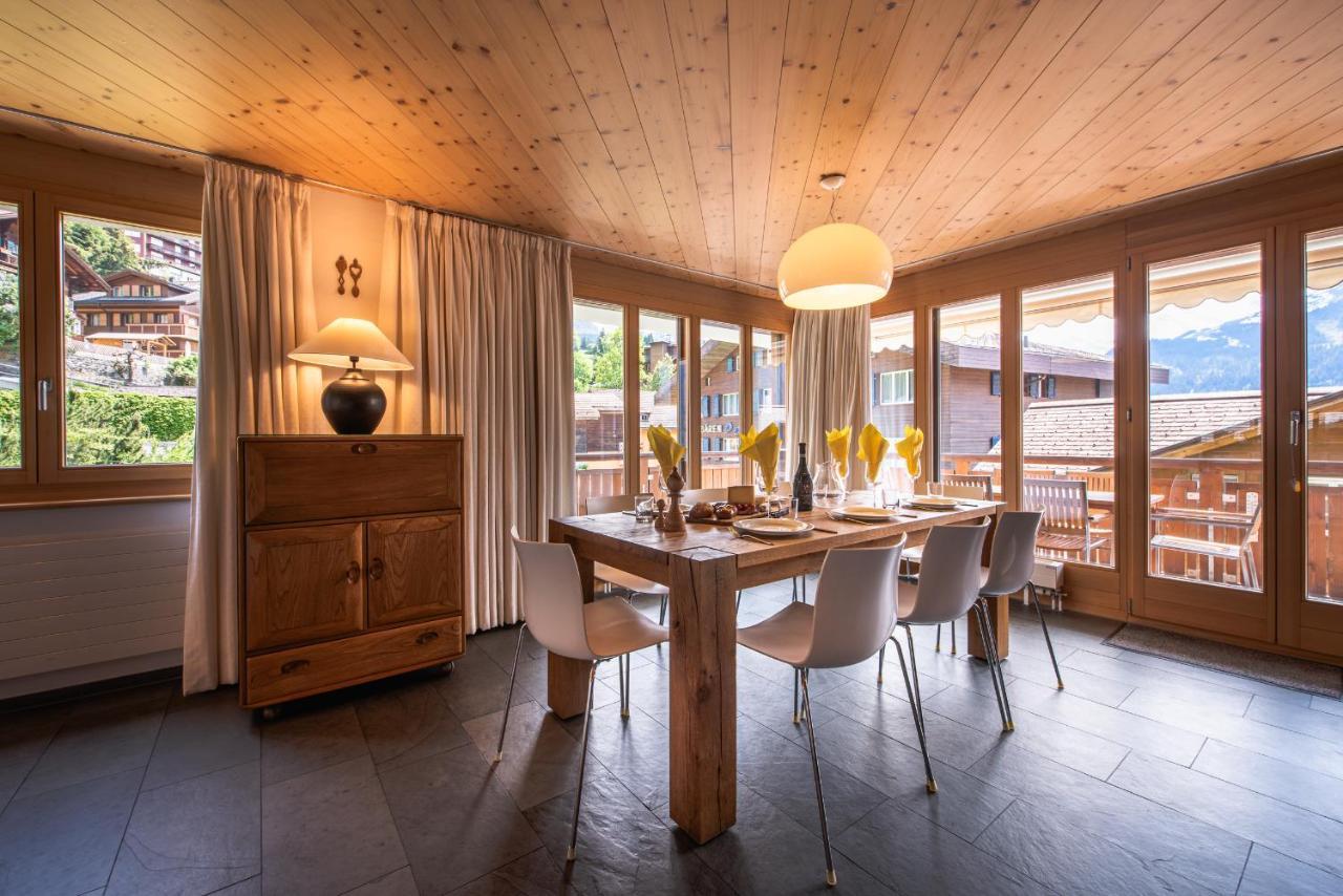 Chalet Bella Vista 4 Wengen Exteriér fotografie