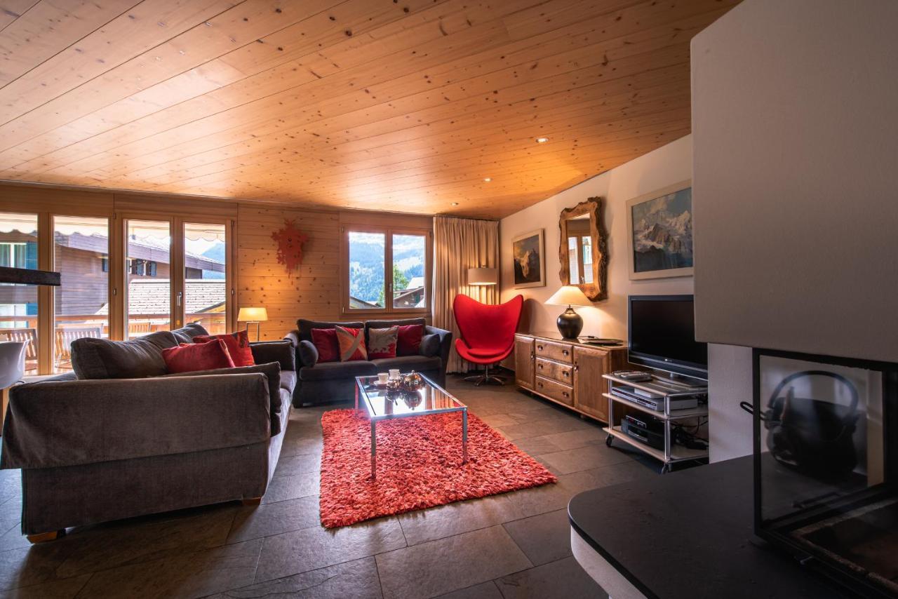 Chalet Bella Vista 4 Wengen Exteriér fotografie
