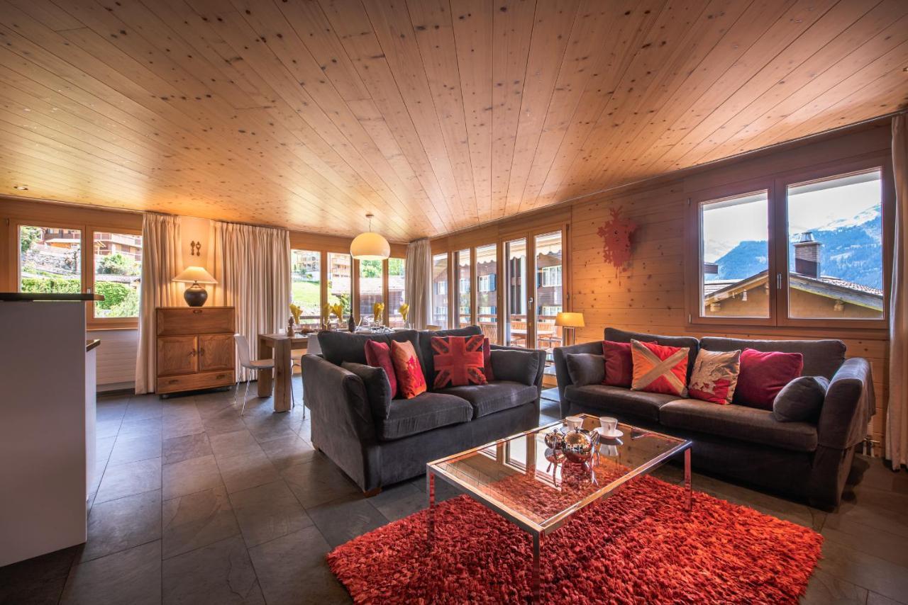 Chalet Bella Vista 4 Wengen Exteriér fotografie