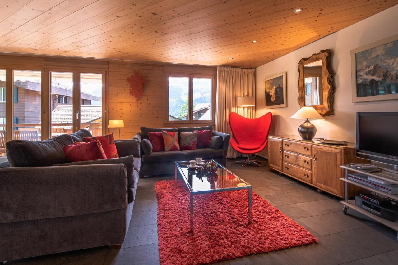 Chalet Bella Vista 4 Wengen Exteriér fotografie