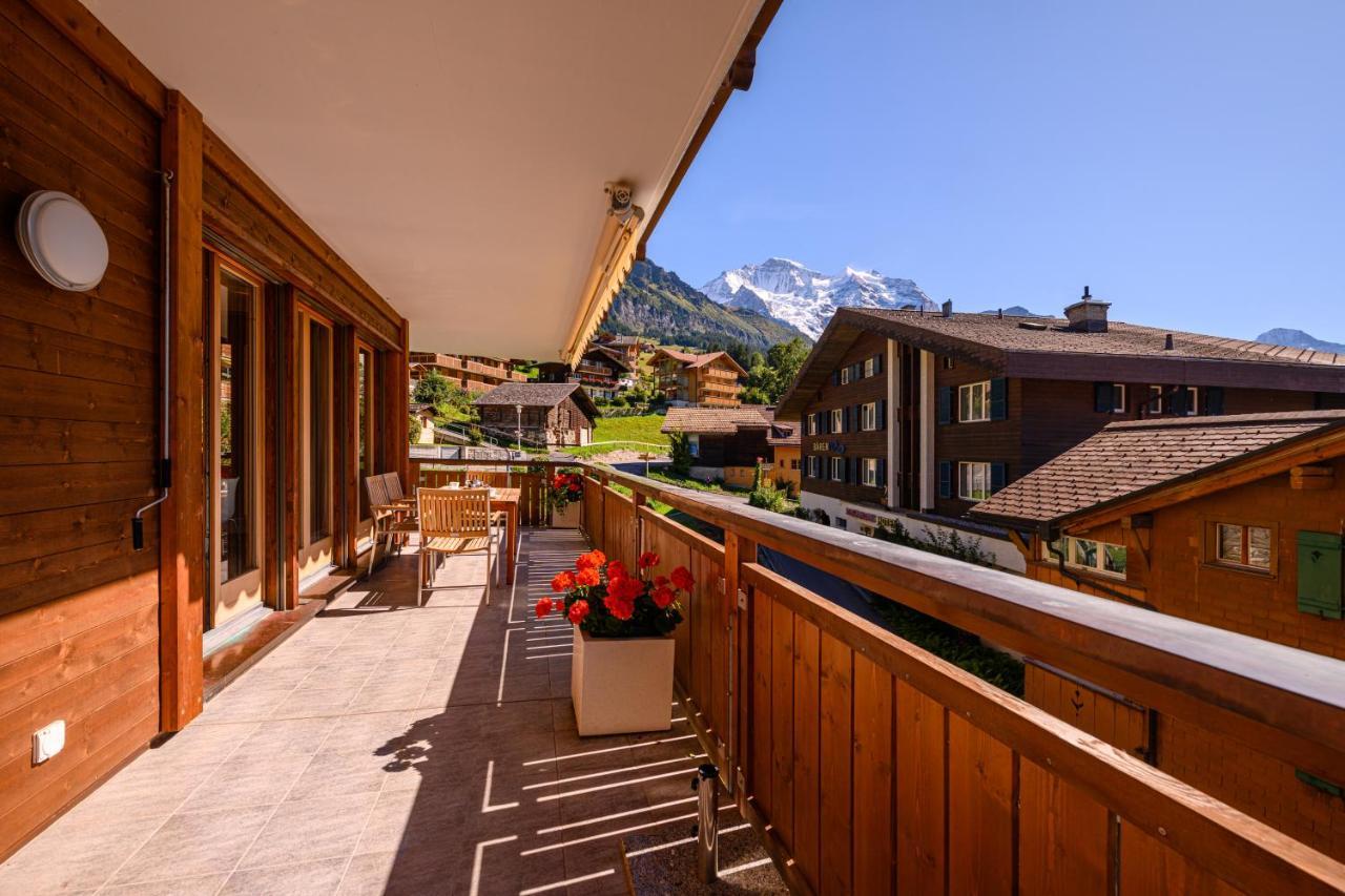Chalet Bella Vista 4 Wengen Exteriér fotografie