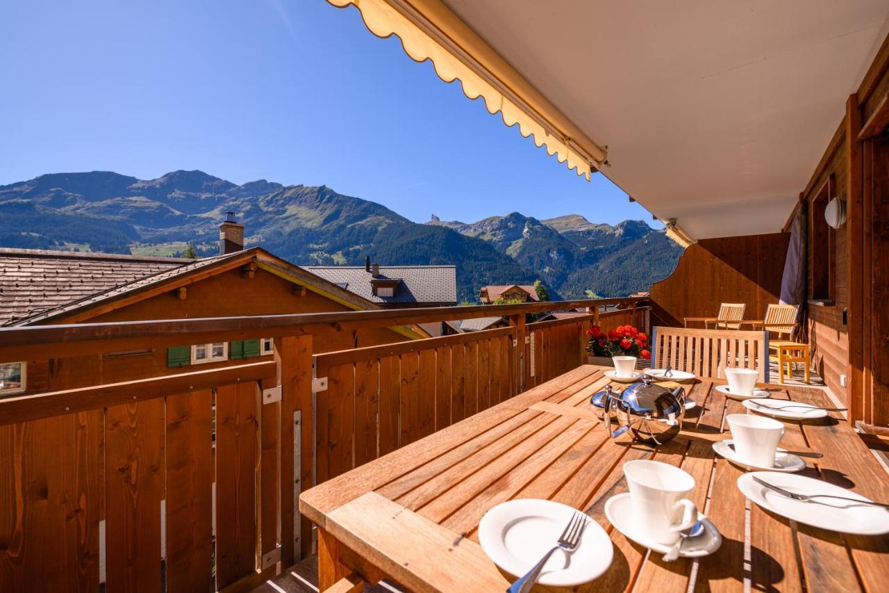 Chalet Bella Vista 4 Wengen Exteriér fotografie