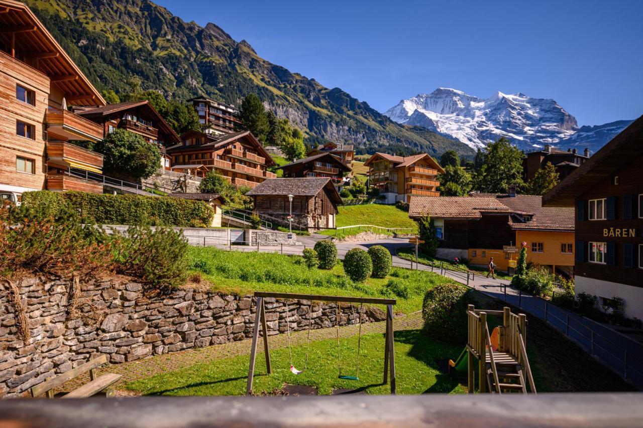 Chalet Bella Vista 4 Wengen Exteriér fotografie