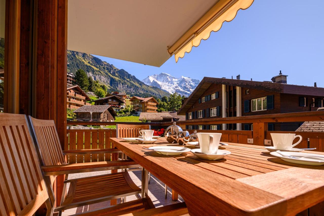 Chalet Bella Vista 4 Wengen Exteriér fotografie